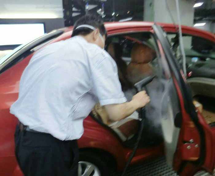 车内治理现场